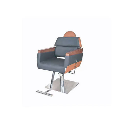 21.6 x 19.7 x 35.4 inches Leather Reclining Grey And Brown Color Chair