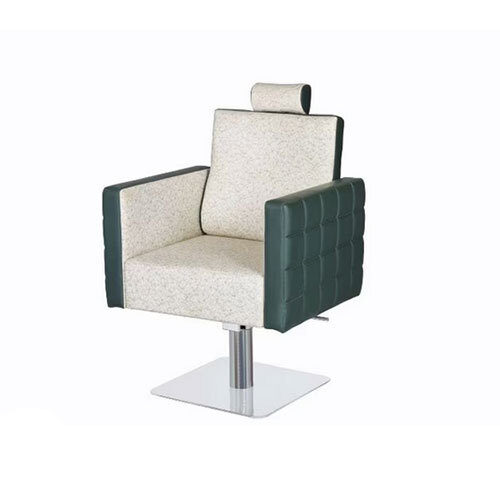 21.6 x 19.7 x 35.4 inches Leather Reclining Dark Green and White Color Chair