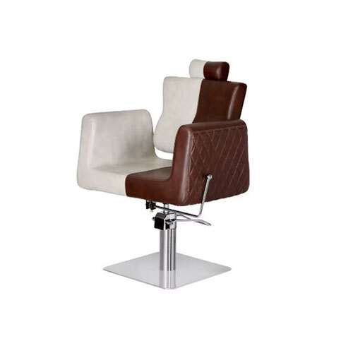 21.6 x 19.7 x 35.4 inches Rectangle Leather Reclining Brown and Tan Color Chair