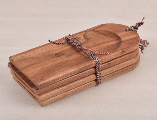 Wooden New Look Platter With Natural Finish