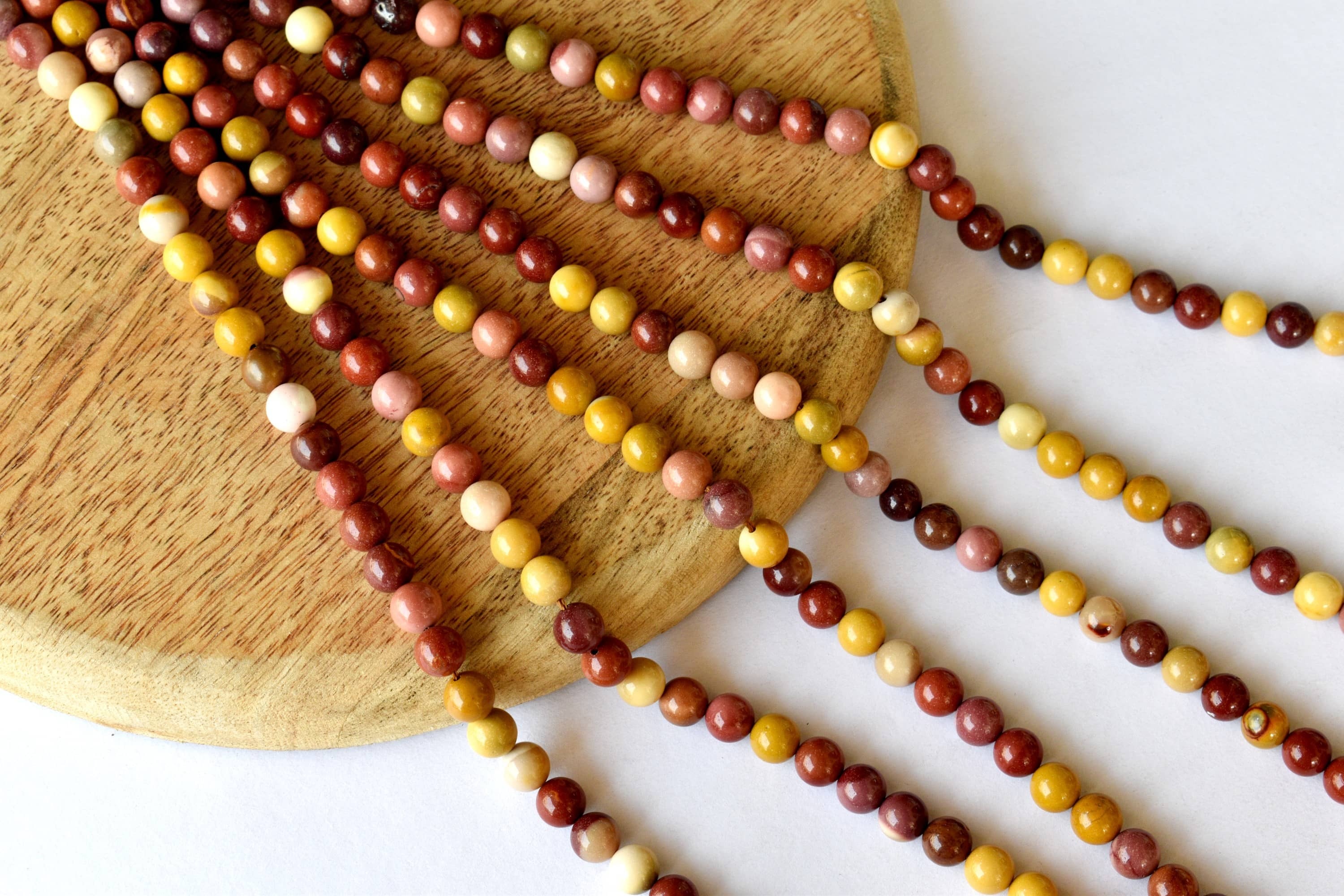 8mm Mookaite Beads, Gemstone Beads for Necklace ,Crystal Beads Jewelry