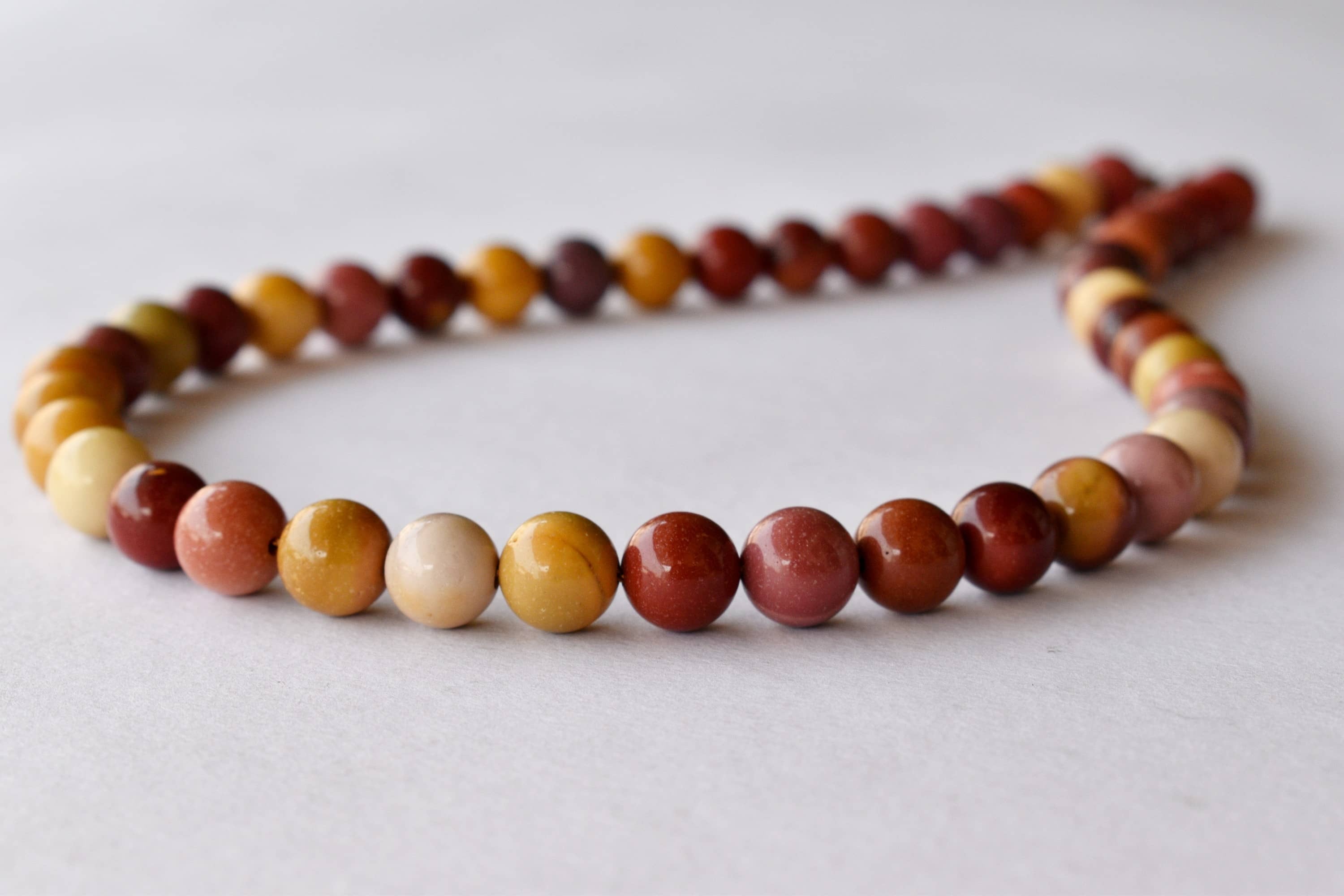 8mm Mookaite Beads, Gemstone Beads for Necklace ,Crystal Beads Jewelry