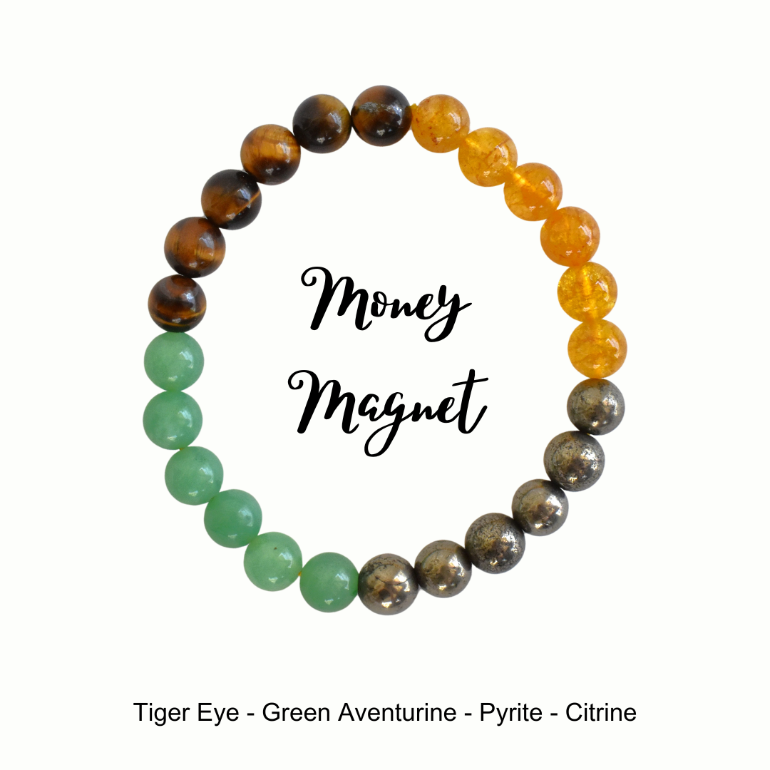 Money Magnet Bracelet Crystal Beaded Bracelet