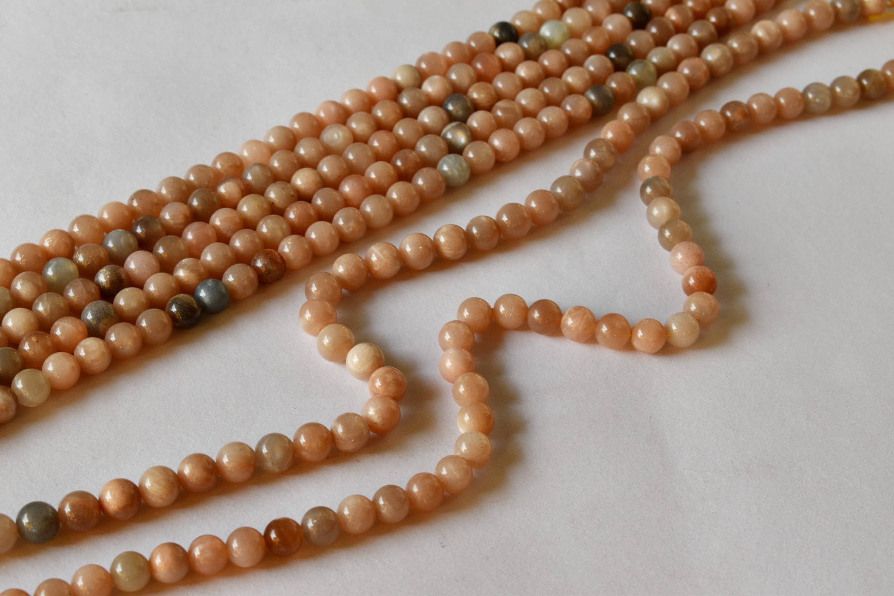 8mm Moonstone Beads, Gemstone Beads for Necklace ,Crystal Beads Jewelry