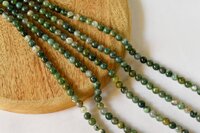 8mm Moss Agate Beads, Gemstone Beads for Necklace ,Crystal Beads Jewelry