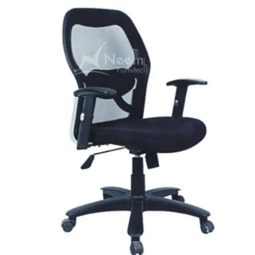 NF-112 Executive Chair - Fabric with Black Mesh Backrest | Modern Design, Easy to Clean, No Assembly Required, Polished Finish, Warranty Included