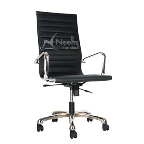 Nf-109 Black Italian Leather Executive Chair Application: Office