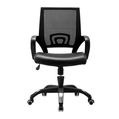 804 Revolving Office Chair - High-Quality Leather, Easy-to-Clean Black Design | Modern Office Style, Warranty Included, Unmatched Comfort