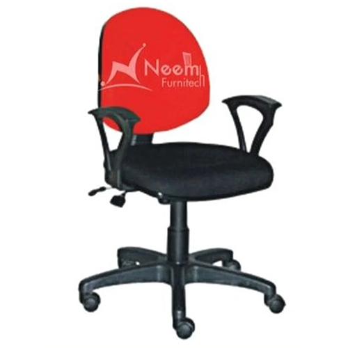 Red Nf-144 Rotatable Office Chair