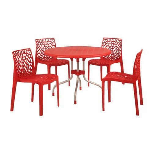 Plastic Cafe Table And Chair Application: Restaurant
