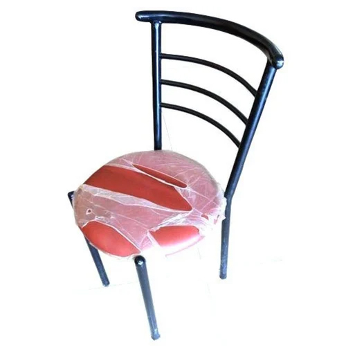 Steel Red And Black Restaurant Chair
