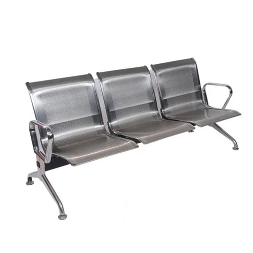 Nf-200 3 Seater Stainless Steel Waiting Chair Application: School & College