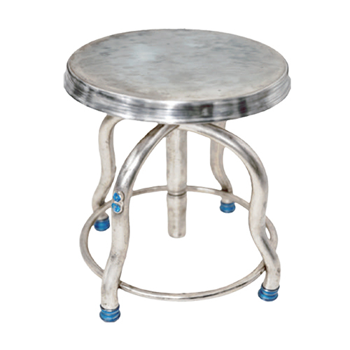 Az-1047 Ms Revo-Lving Stool - Color: Silver