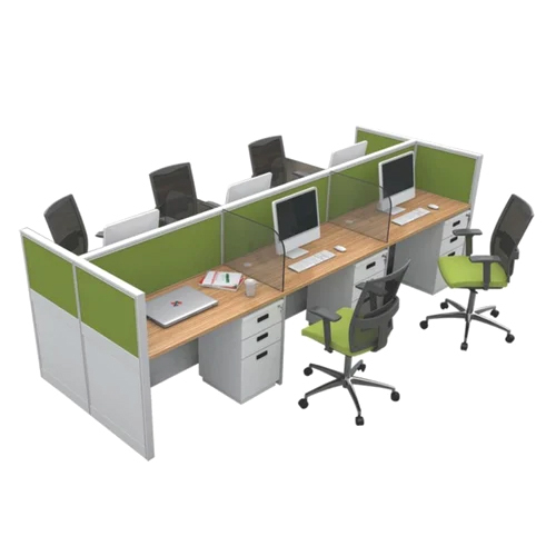 Gewwn & White Office Workstations Table