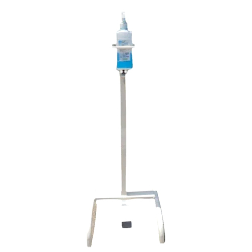 White Foot Operated Sanitizer Dispenser