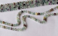 8mm Multi Fluorite Beads, Gemstone Beads for Necklace ,Crystal Beads Jewelry