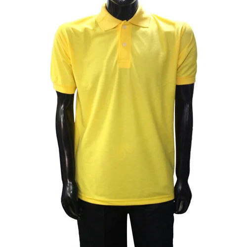 Yellow Cotton T Shirt