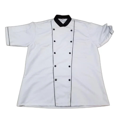 Spring Mens White Nylon Chef Coat