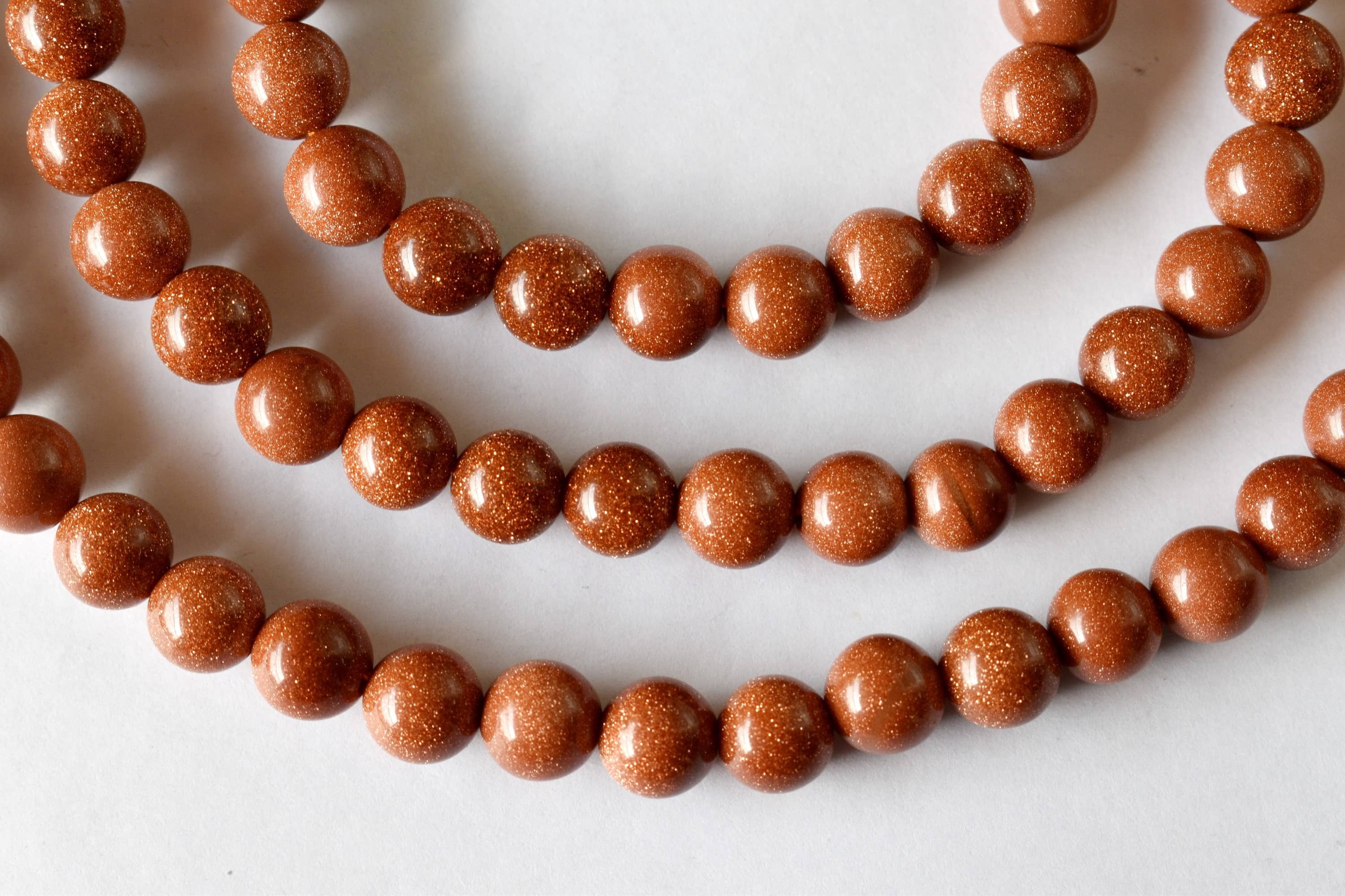 8mm Red Sandstone  Beads, Gemstone Beads for Necklace, Crystal Beads Jewelry