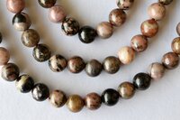 8mm Rhodonite  Beads, Gemstone Beads for Necklace ,Crystal Beads Jewelry