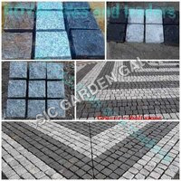 Granite Cobalt Stones Hand Cut - Shape: Rectangular Or Cobbled