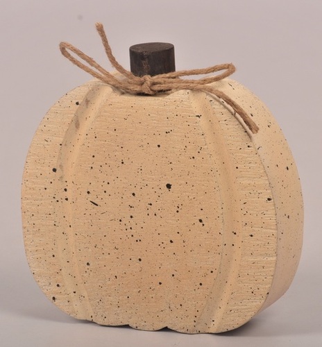Wooden Creamy Colour Pumpkin