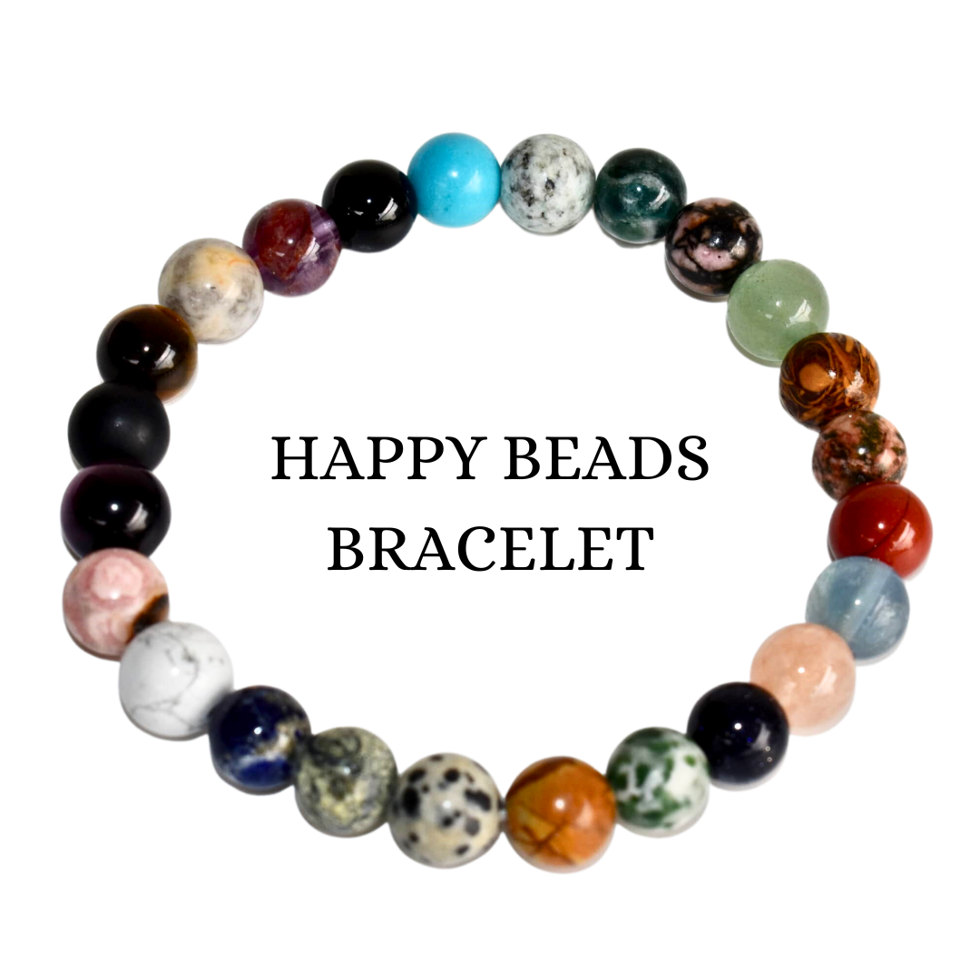 Happy Beads Crystal Bracelet Mix Crystal Beaded Bracelet