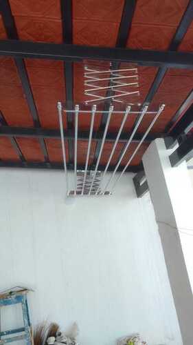 Ceiling roof mounted cloth drying hangers in  Arimbur Thrissur Kerala