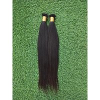 Keratin Natural Straight Human Hair I-Tips Extensions