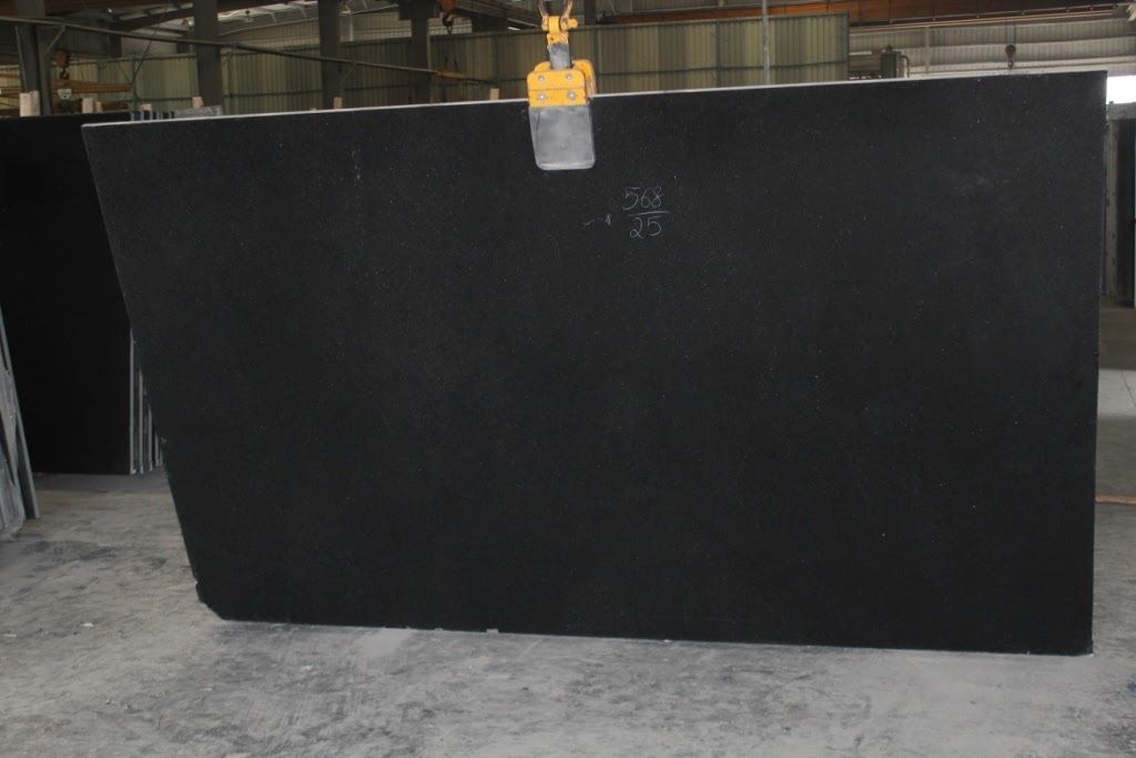 Absolute Black Granite Polished Surface Granite Slabs