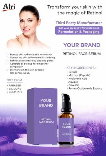 Retinol Face Serum - Ingredients: Chemicals