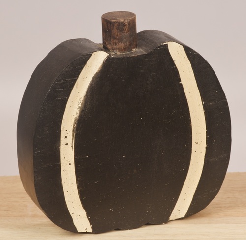 6 Inch Wooden Pumpkin