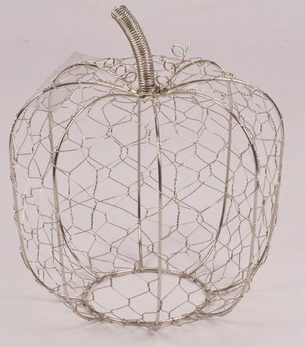 10 Inch Metal Wire Pumpkin