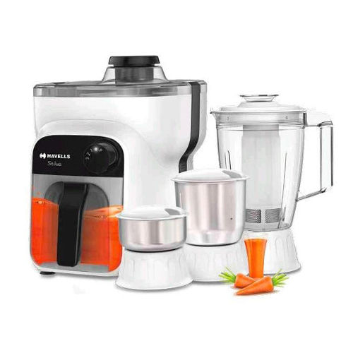 White Stilus Juicer Mixer Grinder With 4 Jar