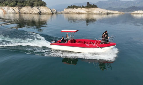 FRP White Indigeneous Safari Boat/ 12 Seater FRP boat/Safari Boat