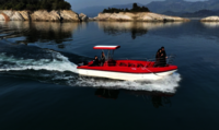 Frp White Indigeneous Safari Boat/ 12 Seater Frp Boat/safari Boat - Capacity: 1600 Kg