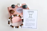 Gemini Zodiac Crystal Kit, Gemstone Zodiac Gift Set