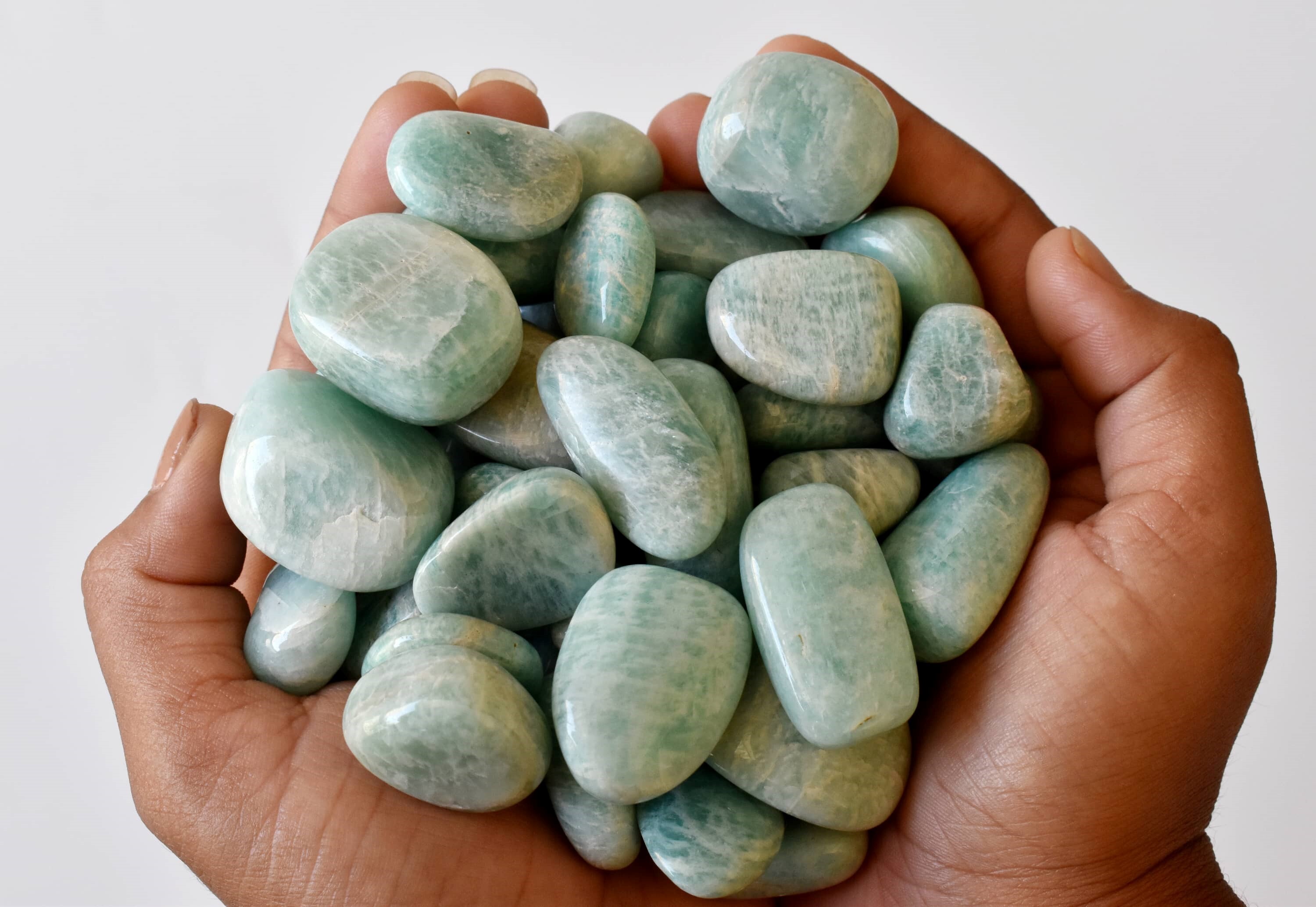 Amazonite Tumbled, Healing Crystal Tumbled Stones