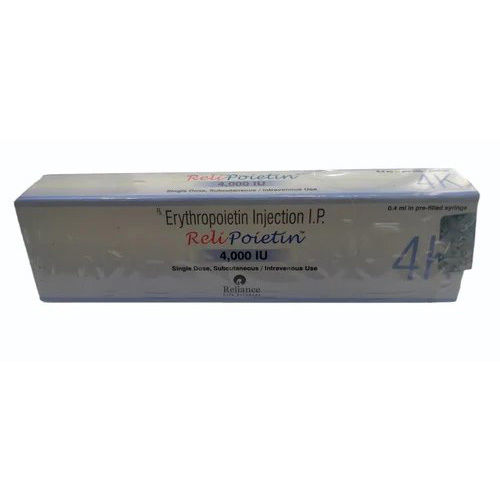 Relipoietin 4000 IU Erthropoietin Injection