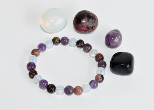 Libra Zodiac Crystal Kit, Gemstone Zodiac Gift Set