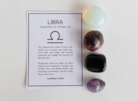 Libra Zodiac Crystal Kit, Gemstone Zodiac Gift Set