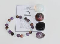 Libra Zodiac Crystal Kit, Gemstone Zodiac Gift Set