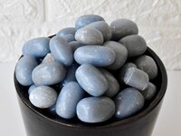 Angelite Tumbled, Healing Crystal Tumbled Stones