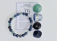 Virgo Zodiac Crystal Kit, Gemstone Zodiac Gift Set