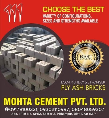 Fly Ash Bricks Distributor in Indore