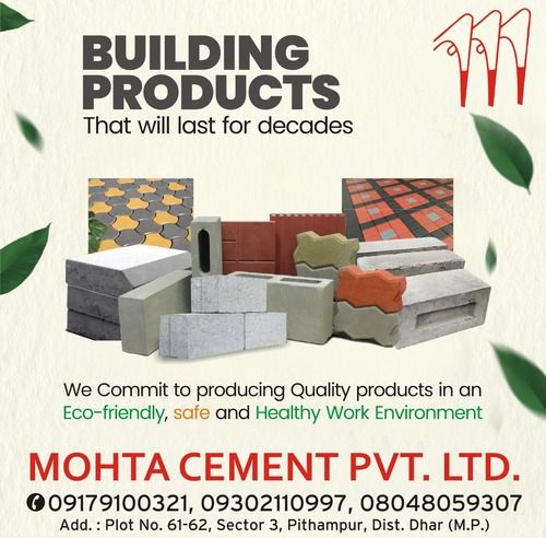 Best Manufacturer Of All Types Of Building Products In Indore