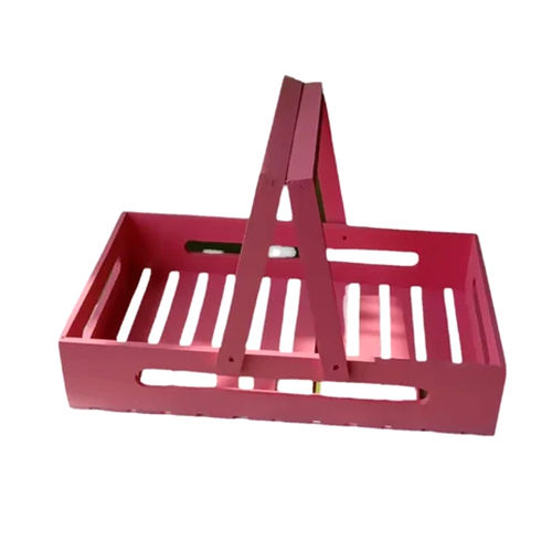 Double Handel Colour Wooden Tray