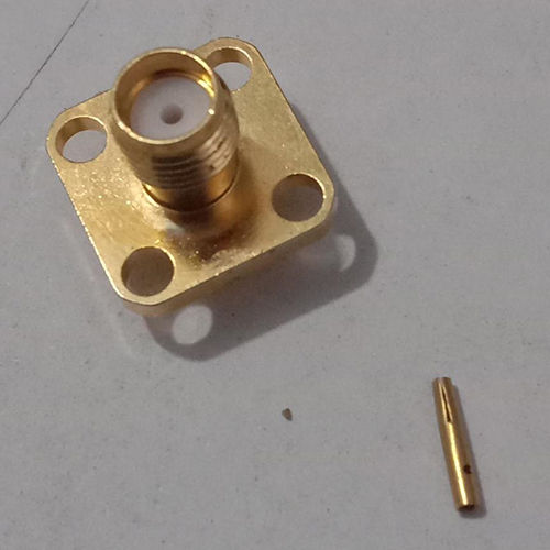 SMA F 4 HOLE RG 141 SOLDER