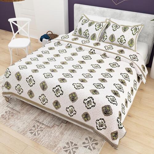 Designer Cotton Printed Bedsheet