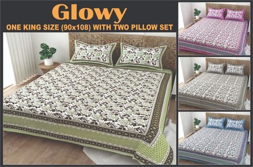 Glowy Cotton Bedsheet